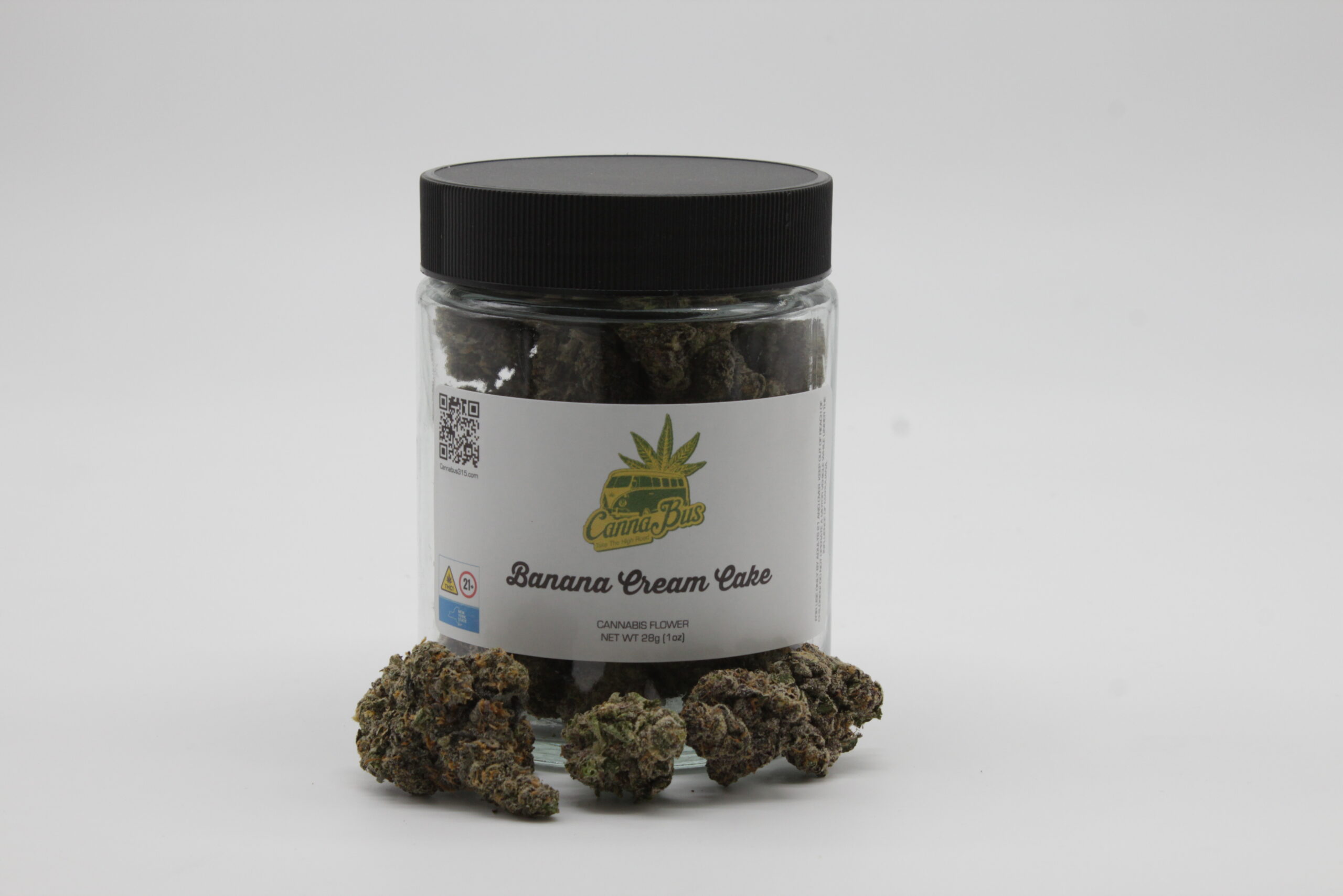 Banana Cream Cake x Jealousy Sticker Canna Bus