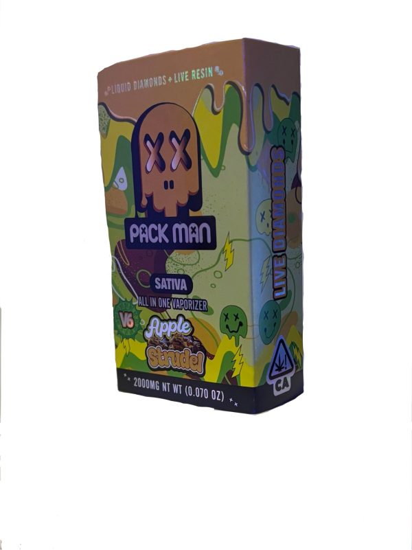 Pack Man Apple Strudel Cartridge Sticker